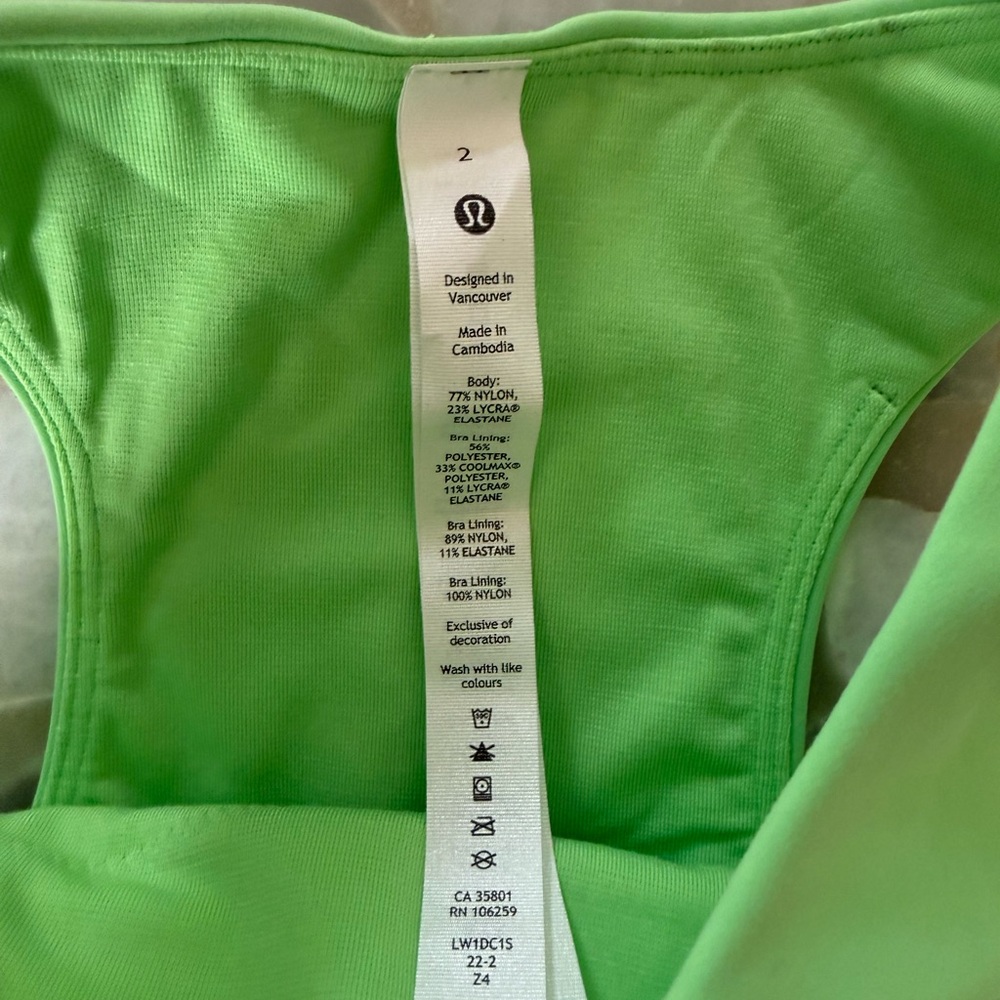 Lululemon Athletica NWT Invigorate Train Tank - Picture 6 of 8